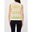WA6229-MA86R - MIX STITCHES - SWEATER - WHITE/LEMON