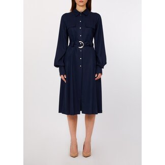 LIU JO WA6434-T414A - LYOCELL - DRESS - NIGHT BLU SKY