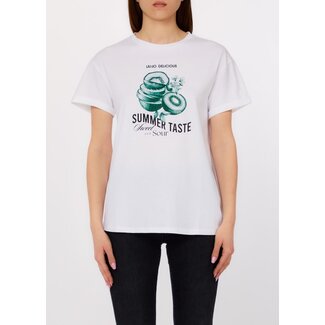 LIU JO WA6476-JS923 - JERSEY ECO SUMMER TASTE - T-SHIRT - BCO SUMMER TASTE LIU