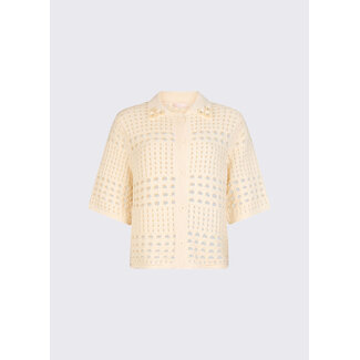 LIU JO WA6325-MA79R - CONTEMPORARY CROCHET - SWEATER - BIANCO LANA