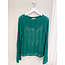 WA6330-MS007 - SUMMER LACE - SWEATER - GREEN PALM