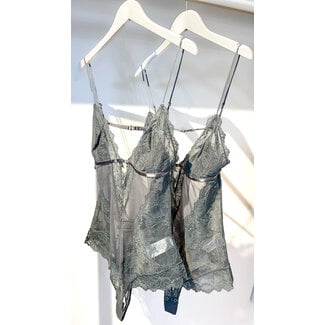 PATRIZIA PEPE PATRIZIA PEPE kanten body - Reef Grey - 2I0143 S768 - S768