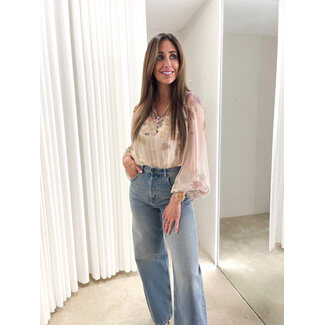 TWINSET TWINSET bloes - pastel bloemen - 261TT2562 - 13588