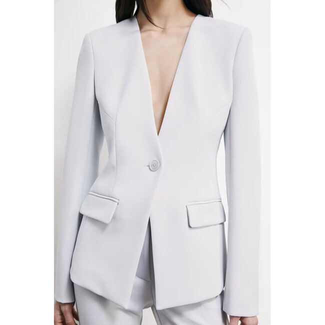 PATRIZIA PEPE blazer - Fresh Grey - 2S1553 S767 - S767 _webshop PATRIZIA PEPE