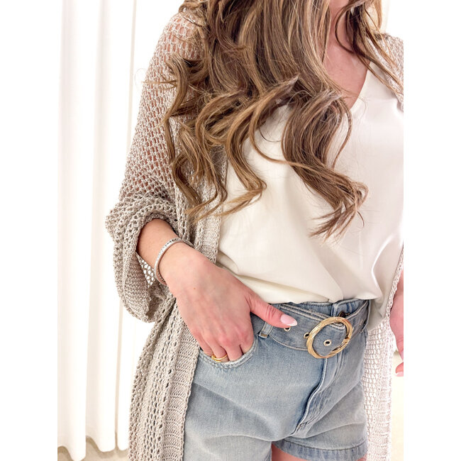 bikini kaftano lurex gold