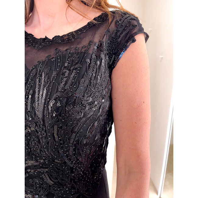 galajurk 8 strass zwart TU