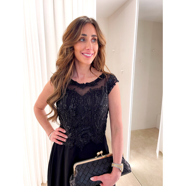 galajurk 8 strass zwart TU