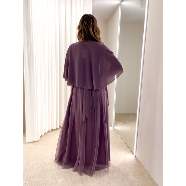 galajurk 10 lang glitter mauve TU
