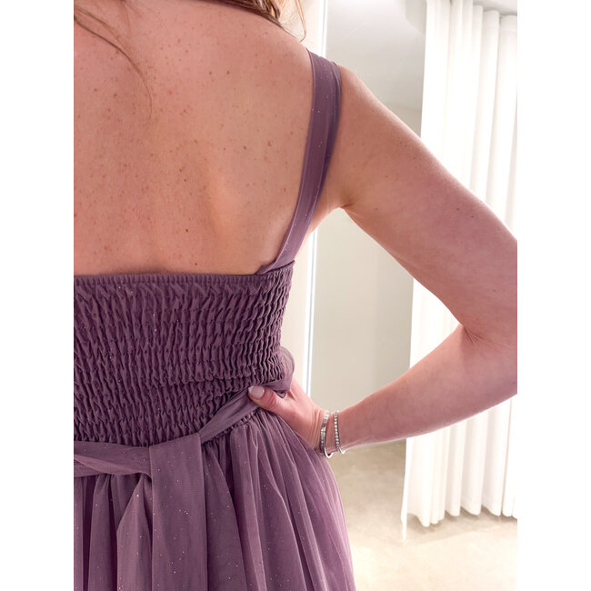 galajurk 10 lang glitter mauve TU
