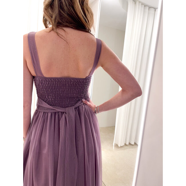 galajurk 10 lang glitter mauve TU