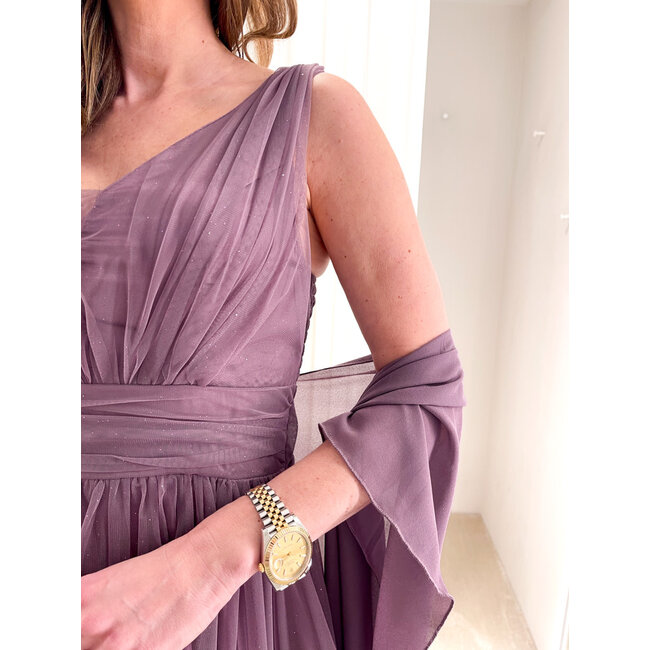 galajurk 10 lang glitter mauve TU