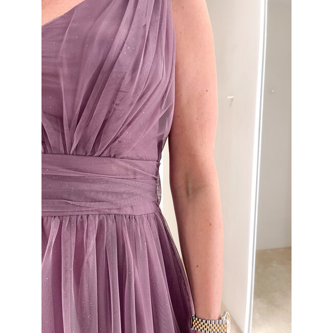 galajurk 10 lang glitter mauve TU