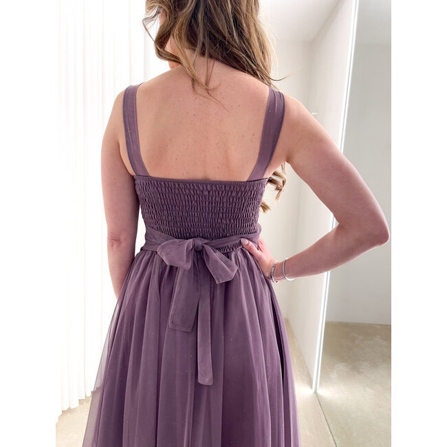 galajurk 11 kort glitter mauve TU