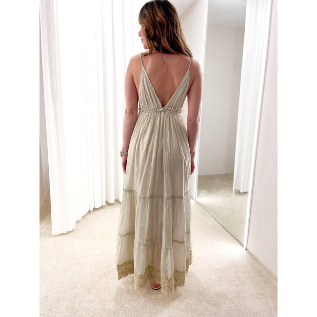 ST Tropez dress gold