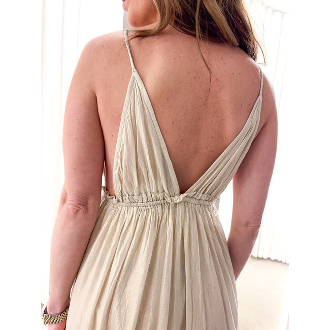 ST Tropez dress gold