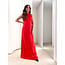 Galajurk Koraalrood halter met open rug
