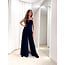 Gala bustier jumpsuit zwart