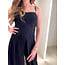 Gala bustier jumpsuit zwart