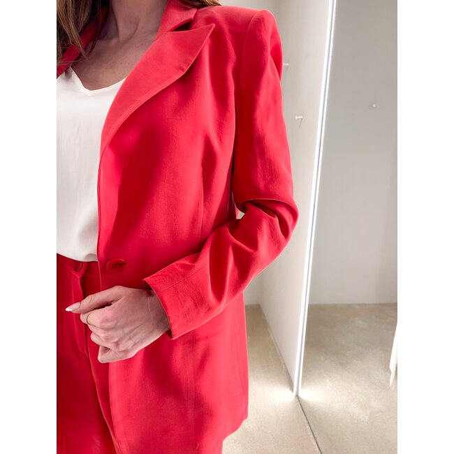 RINASCIMENTO blazer koraalrood