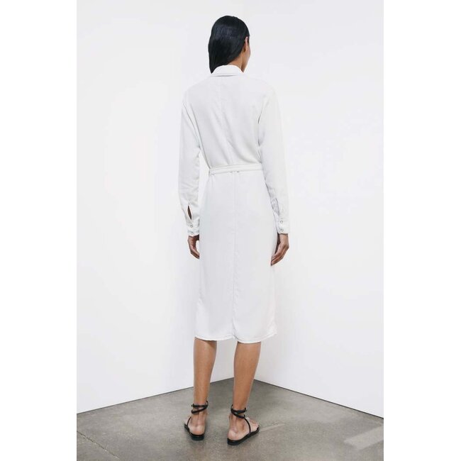 PATRIZIA PEPE kleedje - Super Bleach Tencel - 2A3014 CB20 - CB20 _webshop PATRIZIA PEPE