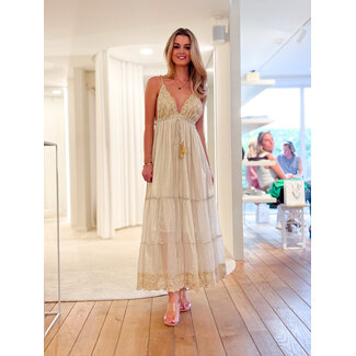 Selected by Kelly ST Tropez dress gold