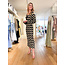 ST Tropez beach dress black gold