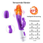 Easylove Verwarmde Bunny Gspot Vibrator