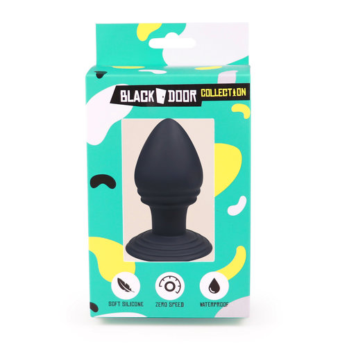 Blackdoor Collection Buttplug met Ribbels Medium