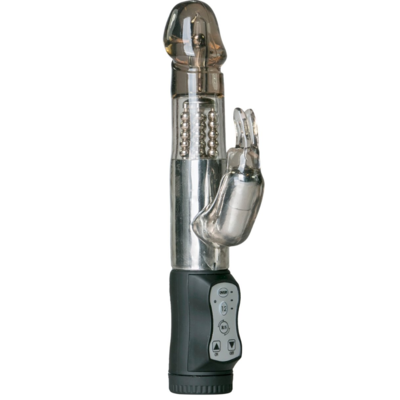 Easytoys Zwarte Rabbit Parel Vibrator