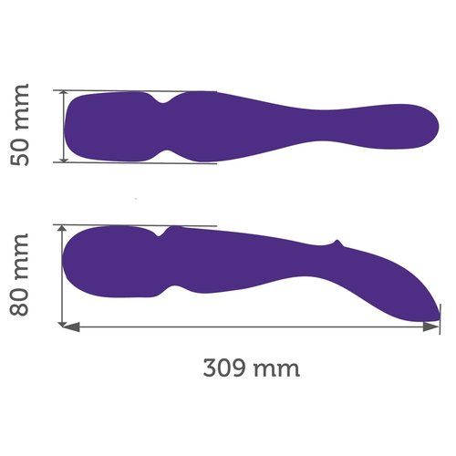 We-Vibe We Vibe Wand Massager met Opzetstukken