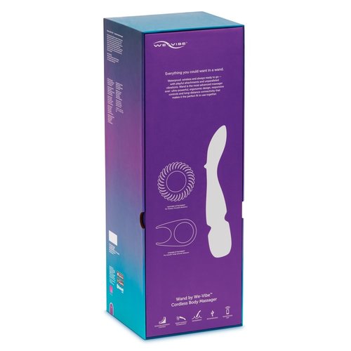 We-Vibe We Vibe Wand Massager met Opzetstukken