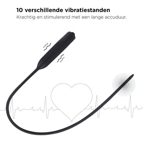 Easylove Siliconen Vibrerende Dilator Extra Lang