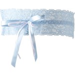 Cottelli Collection Accessoires Kousenband met Satijnen Strik en Ruches