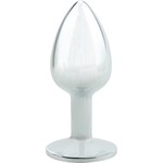 Easylove Luxe Metalen Buttplug met Kristal Stop