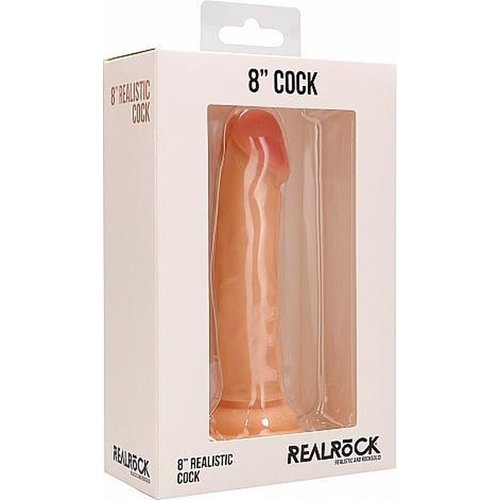RealRock Realistische Penis Dildo met Aders en Zuignap
