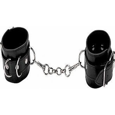 Ouch! Leren Handboeien met Schakelketting Leren Handboeien met Schakelketting