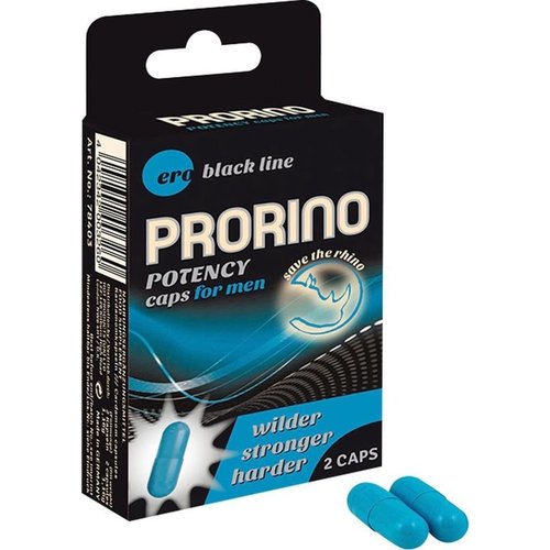 Prorino  Prorino Libido Potentie Capsules voor Mannen 2 stuks