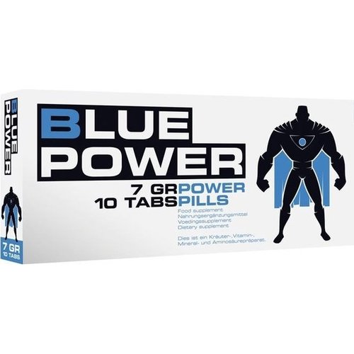 Shots Blue Power Stimulerende Tabletten voor Hoger Potentie Mannen 10 stuks