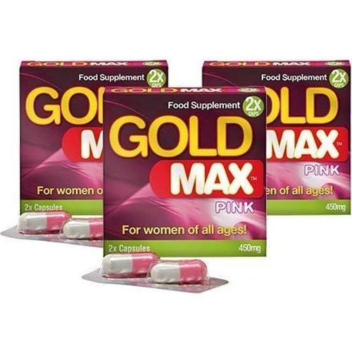 Gold Max Gold Max Seksuele Potentie  Capsules voor Vrouwen 2 stuks