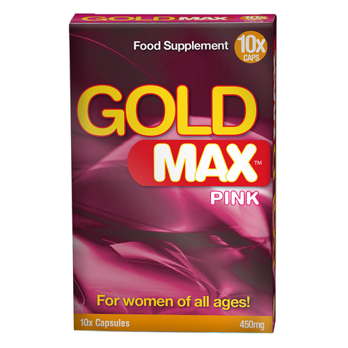 Gold Max Gold Max Pink Libido Stimulatie voor Vrouwen 10 stuks