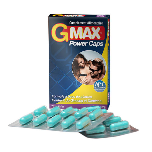Gmax G-Max Power Natuurlijke Stimulatie Capsules 20 stuks