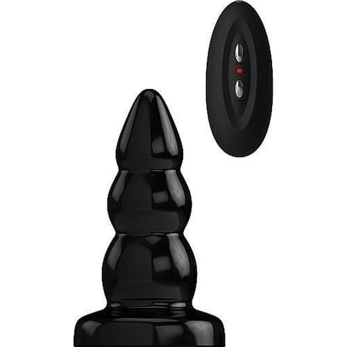 Shots Rubberen Buttplug Vibrator met Afstandsbediening