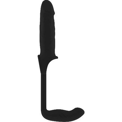 SONO Flexibele Penis Sleeve met Anaal Plug