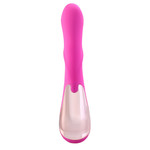 Easylove Vlakke Siliconen Gspot Vibrator met Accu en Geribbeld Structuur