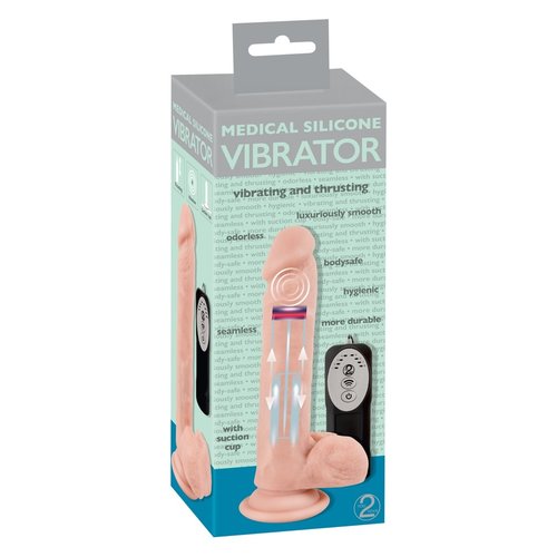 You2Toys Medische Kwaliteit Stotende Vibrator Realistisch met Zuignap