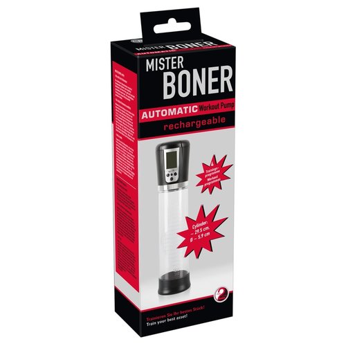 You2Toys Mister Boner Automatische Penis Pomp met Digitale Meter