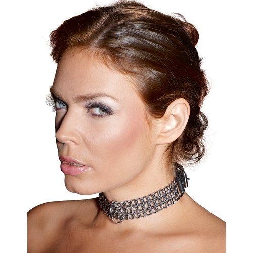 ZADO Metalen Verstelbare Schakel Choker Halsband