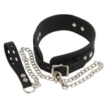 Bad Kitty Siliconen Halsband met Aanlijn Riem Glad en Zacht