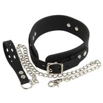 Bad Kitty Siliconen Halsband met Aanlijn Riem Glad en Zacht