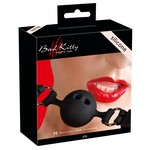 Bad Kitty Siliconen Ball Gag met Gaatjes en Gesp Sluiting Medium